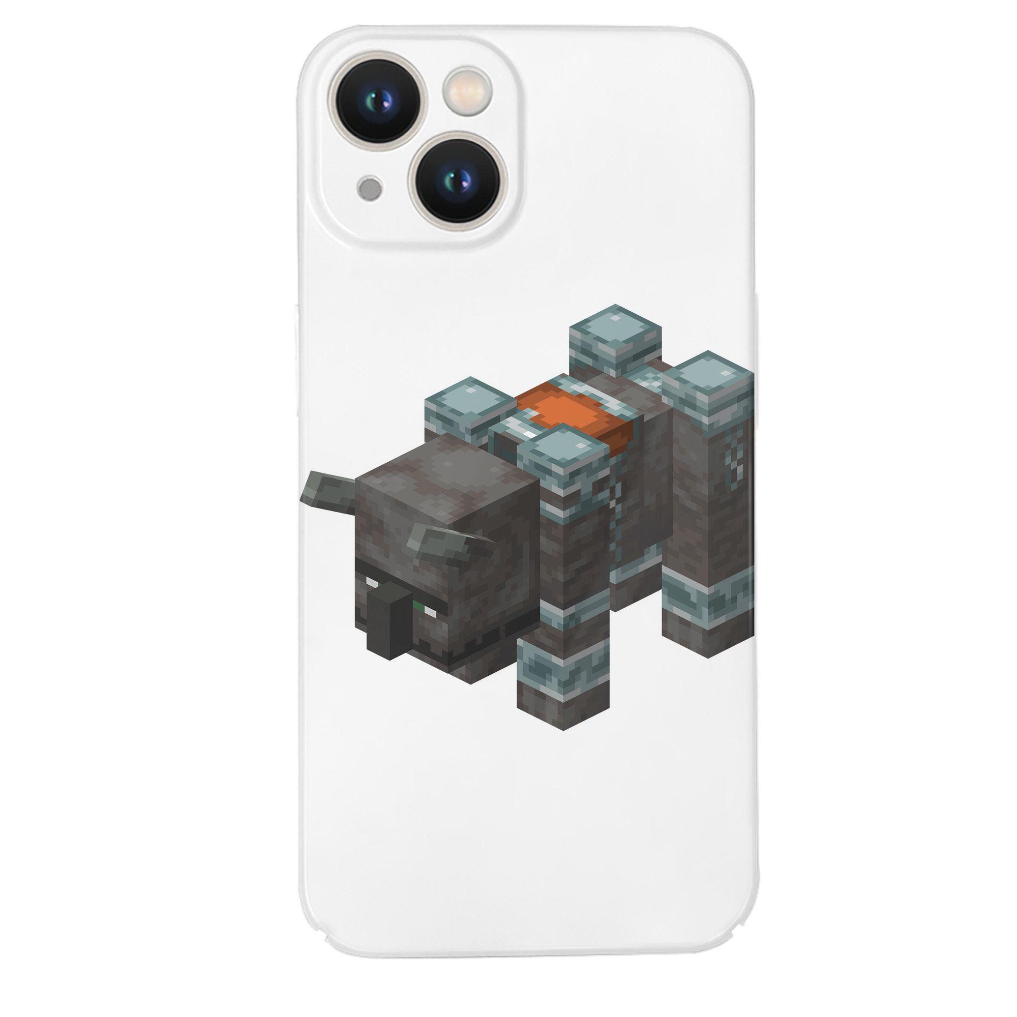 （画像用） マインクラフト ブロックの世界 Minecraft MC Block world 【iPhone 14シリーズ対応】ハードケース